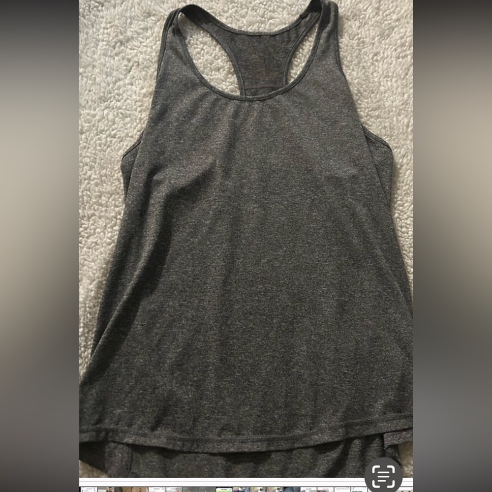 CHAMPION Women's Racer Back Tank Top NEW Charcoal Gray DriFit